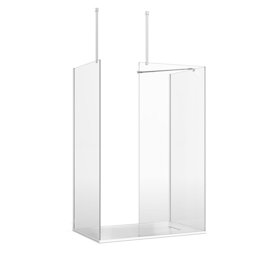 Crosswater Gallery 8 Three Sided with Angled/Ceiling Bracing Bars
