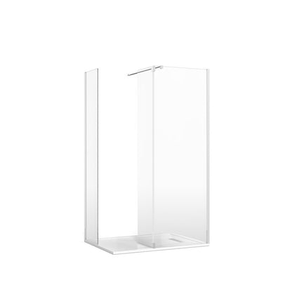 Crosswater Gallery 8 Corner with Fixed Deflector (Wall Bracing Bar)