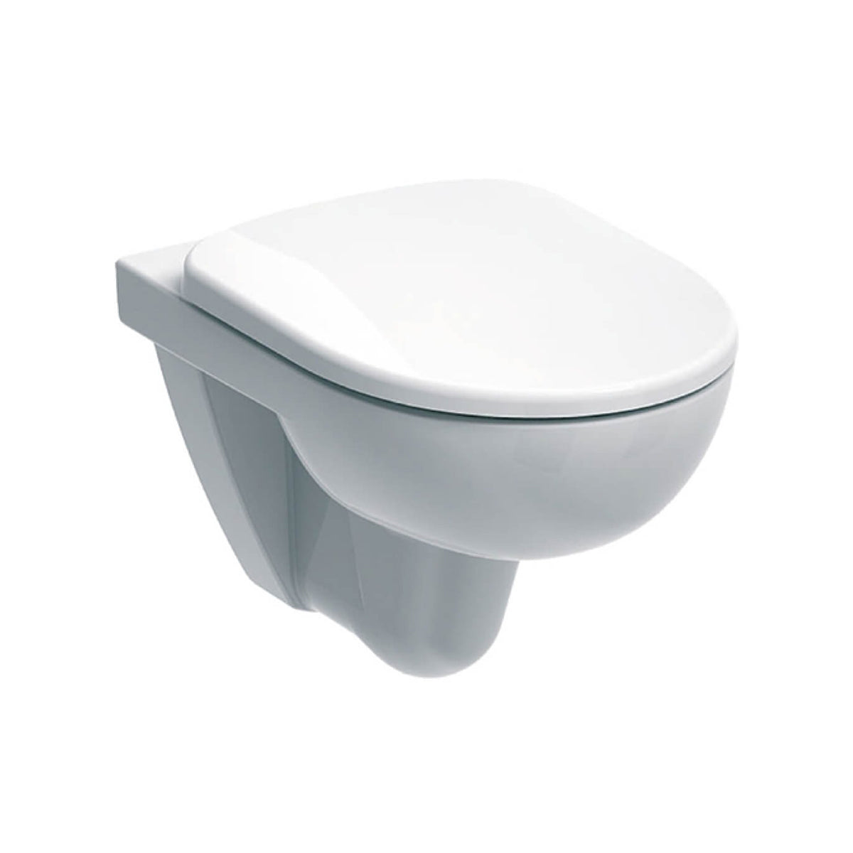 Geberit 501.752.00.1 Selnova Round Grab And Go 355 x 530mm Wall Hung Washdown WC Toilet