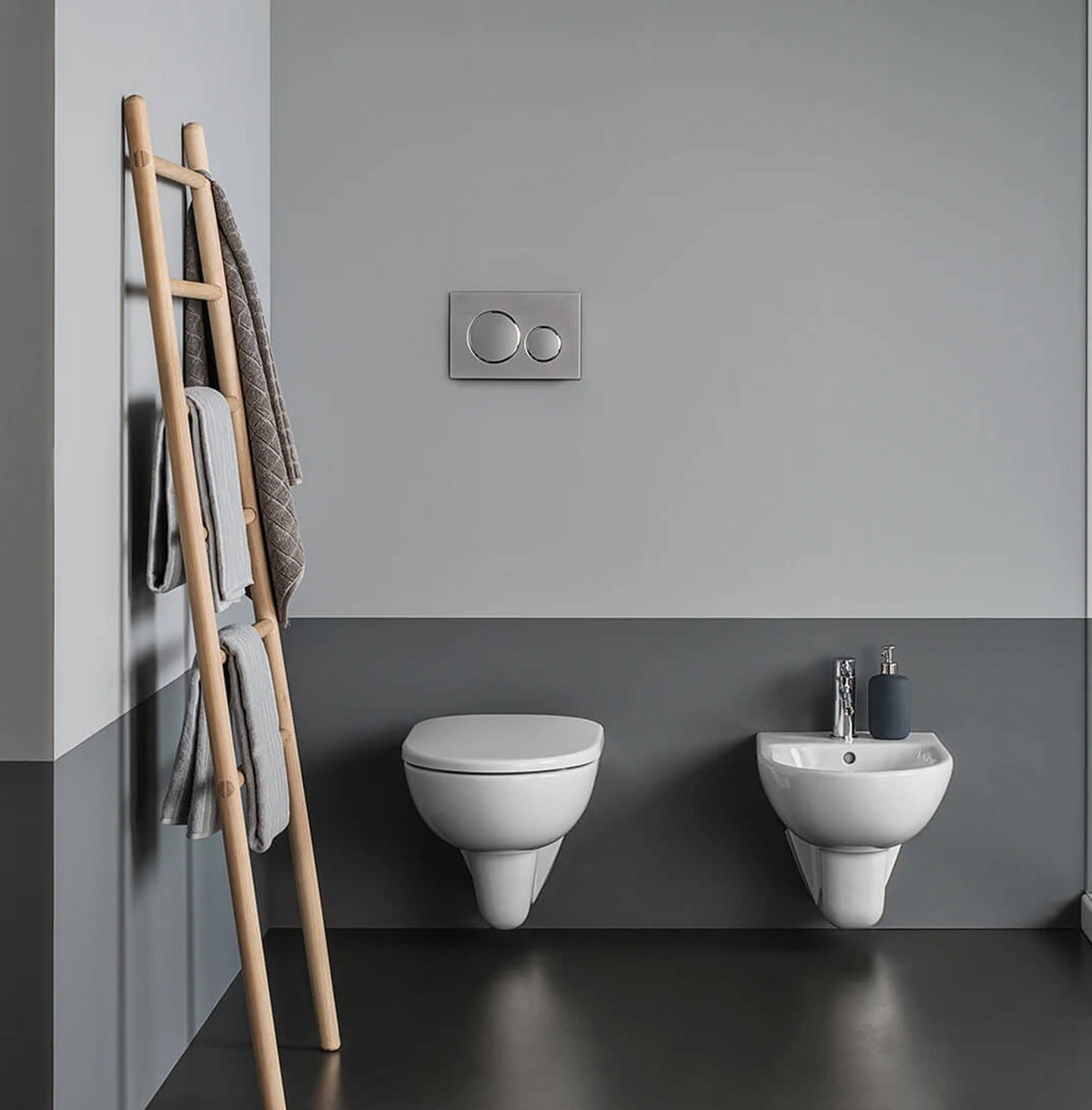 Geberit 501.751.00.1 Selnova Grab And Go 355 x 530mm Wall Hung WC Rim-Free Toilet