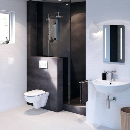 Geberit 501.751.00.1 Selnova Grab And Go 355 x 530mm Wall Hung WC Rim-Free Toilet