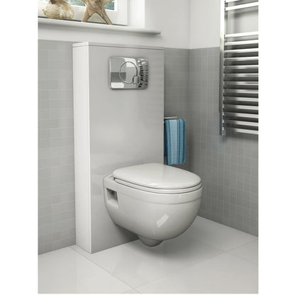 IMEX CH1076 Ivo White Wall Hung WC Bowl 500mm