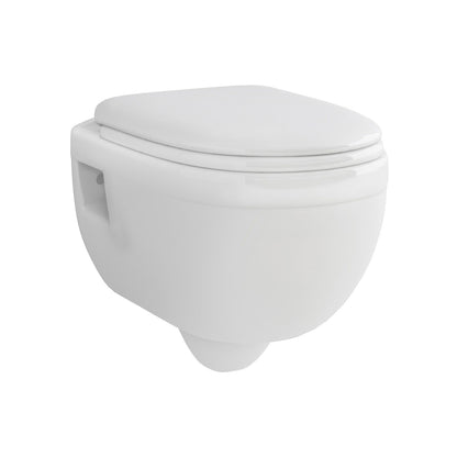 IMEX CH1076 Ivo White Wall Hung WC Bowl 500mm