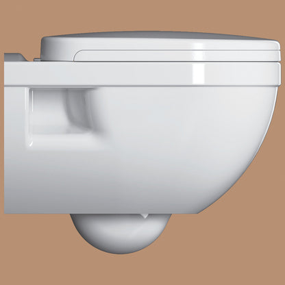 IMEX CH1076 Ivo White Wall Hung WC Bowl 500mm