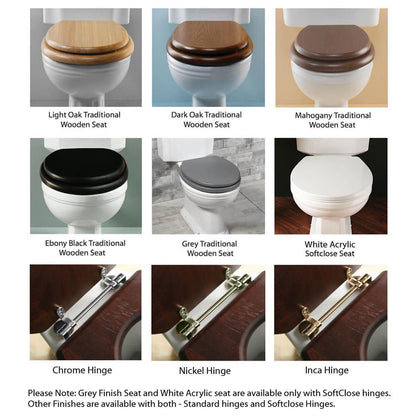 Silverdale EMPANWM6WHI Empire Wall Mounted WC Pan White