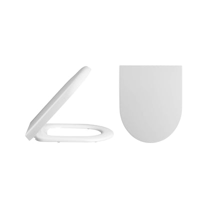 Hudson CPA027 Reed Luna White 360 x 530mm Wall Hung Pan And Soft Close Seat