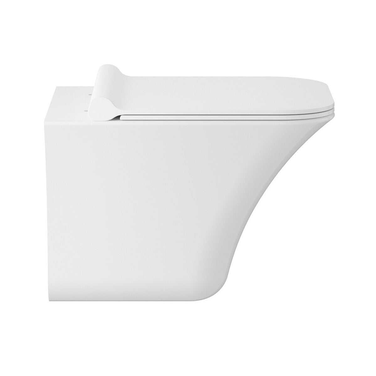 Hudson NCT140 Reed Grace 350 x 475mm Wall Hung Rimless Pan And Soft Close Seat