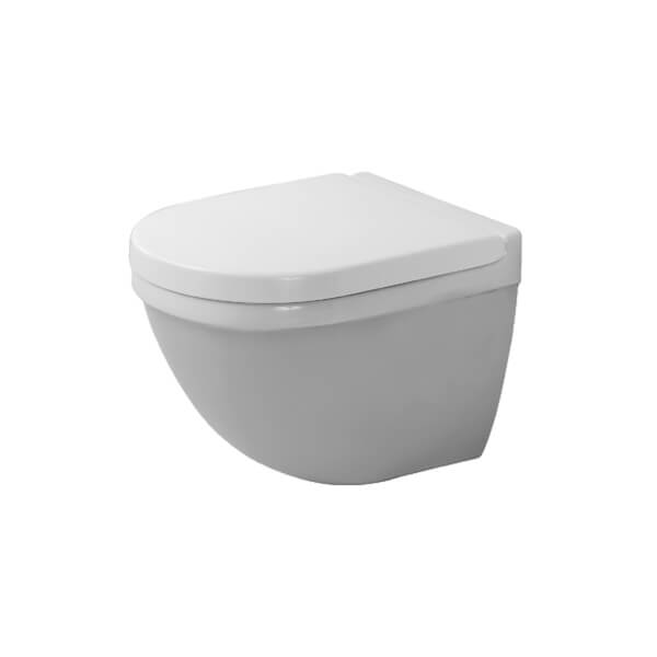 Luxe Duravit Starck 3 Wall Hung Toilet - 360mm Toilet With 4.5 Litre Flush