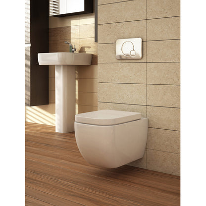 IMEX CH10100 Essence 500mm Wall Hung WC Bowl With Seat
