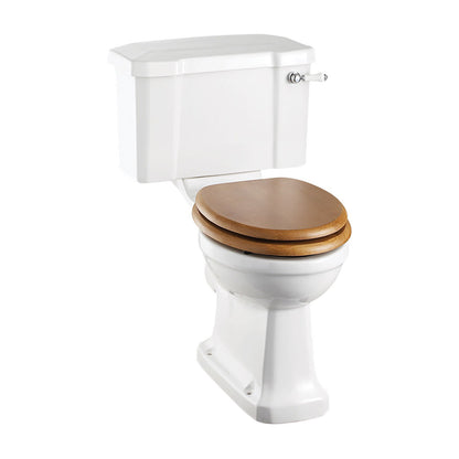 Burlington P12-C1 Regal White Close Coupled WC with Ceramic Lever - 520 x 730 x 845mm