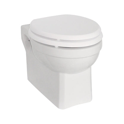 Burlington P10 White Wall Hung WC Pan 500mm