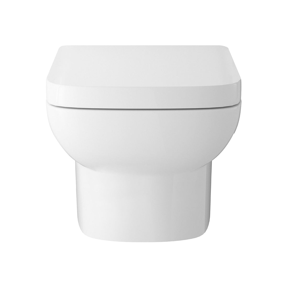 Hudson CPA005 Reed Arlo 350 x 525mm Square Wall Hung Pan White And Soft Close Seat