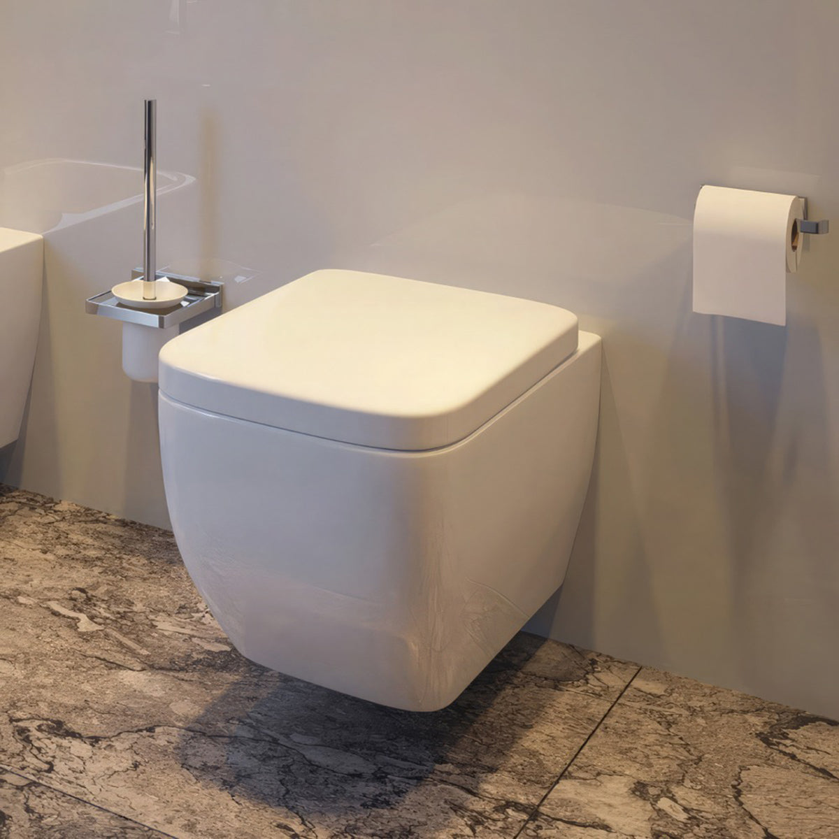 IMEX CH10100A Essence White 470mm Wall Hung WC Bowl