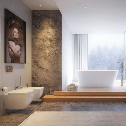 IMEX CH10100A Essence White 470mm Wall Hung WC Bowl