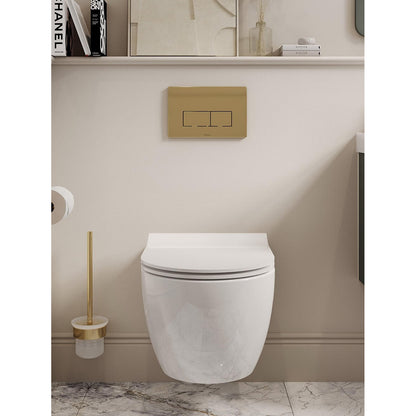 Saneux PR096 Prague Gloss White Wall Mounted WC Pan