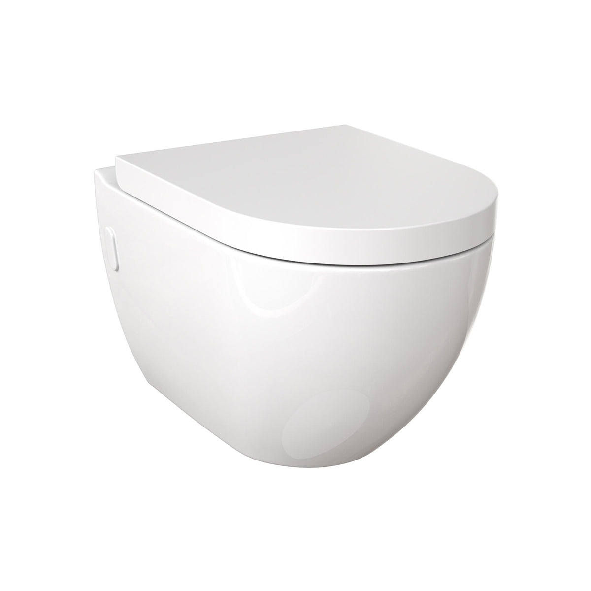 Saneux PR096 Prague Gloss White Wall Mounted WC Pan