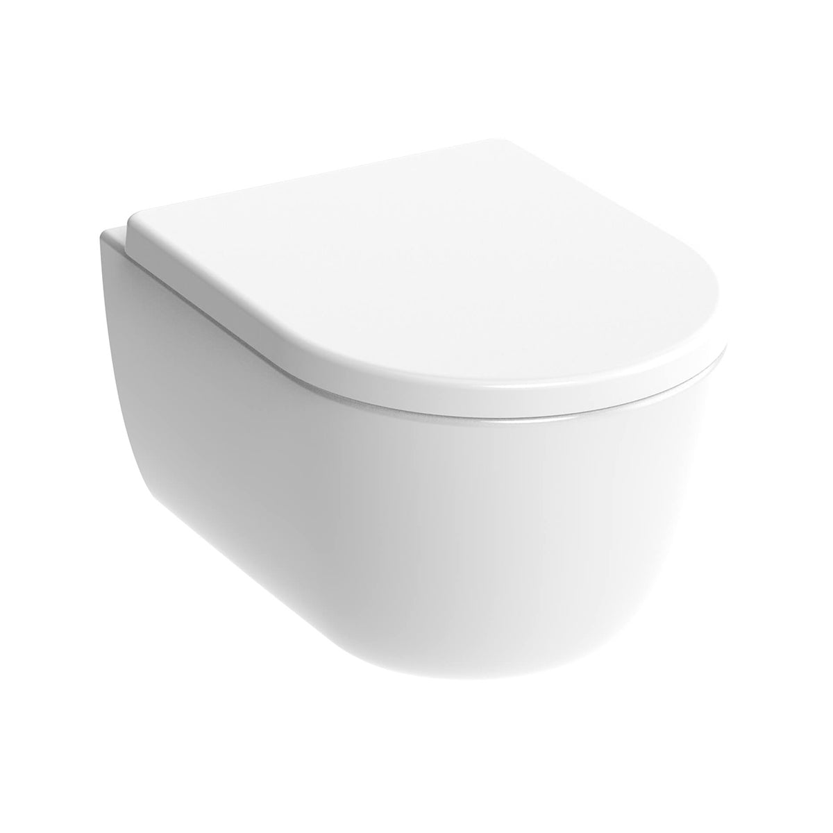 Saneux AUWH01 Austen Gloss White Rimless Wall Hung WC Pan