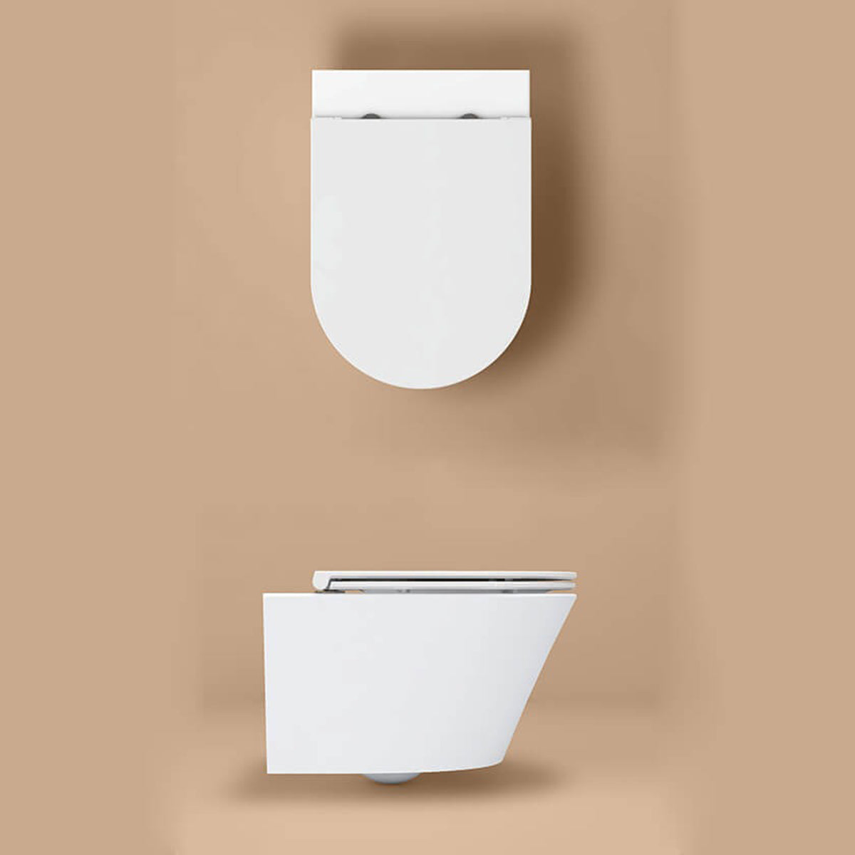 IMEX CH1088AR Arco Rimless Projection Wall Hung WC Pan