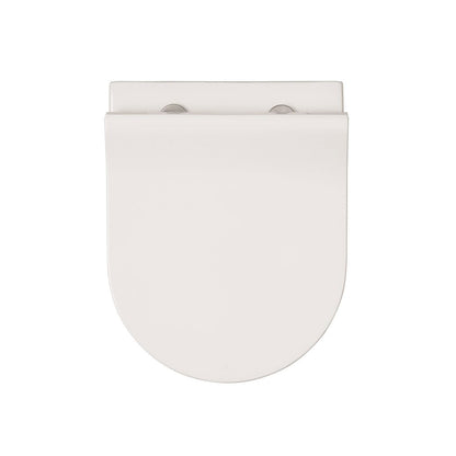 Crosswater GL6116CW Glide II White Wall Hung Rimless WC And Soft Close Seat
