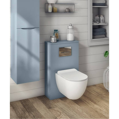 Crosswater GL6116CW Glide II White Wall Hung Rimless WC And Soft Close Seat