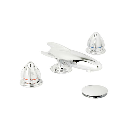 Lefroy Brooks Belle Aire basin mixer with click-up waste