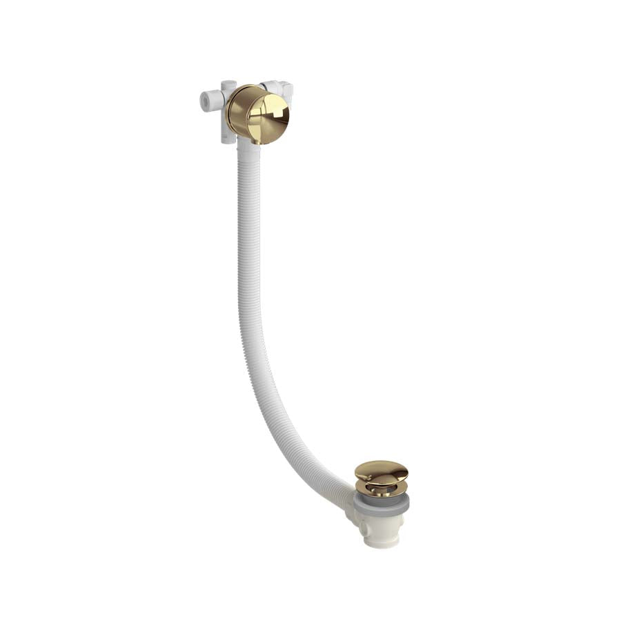 Burlington Riviera Overflow Bath Filler with Click Clack Waste