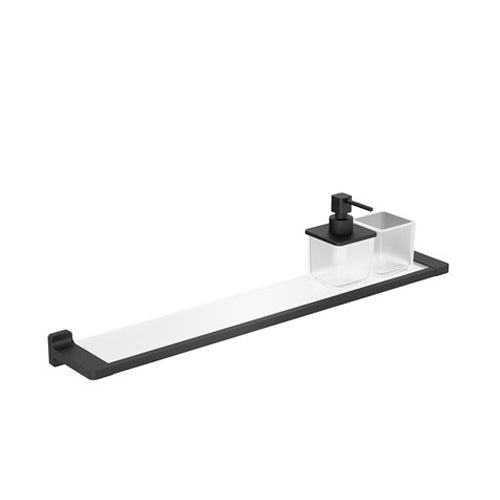 Crosswater Rotar Shelf 600mm with Soap Dispenser & Tumbler Holder