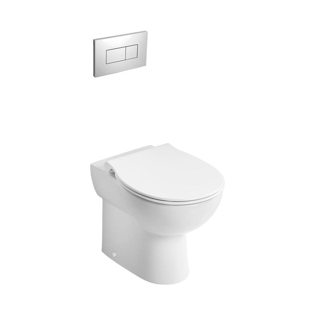 Armitage S0439HY Shanks Contour 21+ Back to Wall Rimless WC Pan With Raised Outlet - 525mm