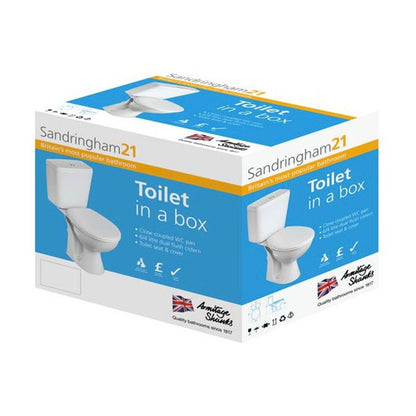 Armitage Shanks Sandringham S049901 21 Close Coupled WC Toilet To Go Box Pack