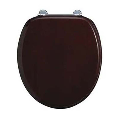 Burlington Soft Close Mahogany Toilet Seat