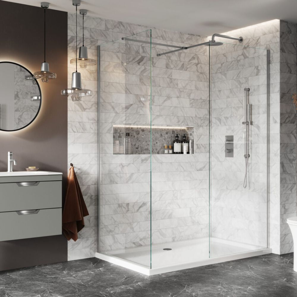 Luxe81 S8 Wetroom Shower Screen