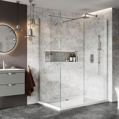 Luxe81 S8 Wetroom Shower Screen