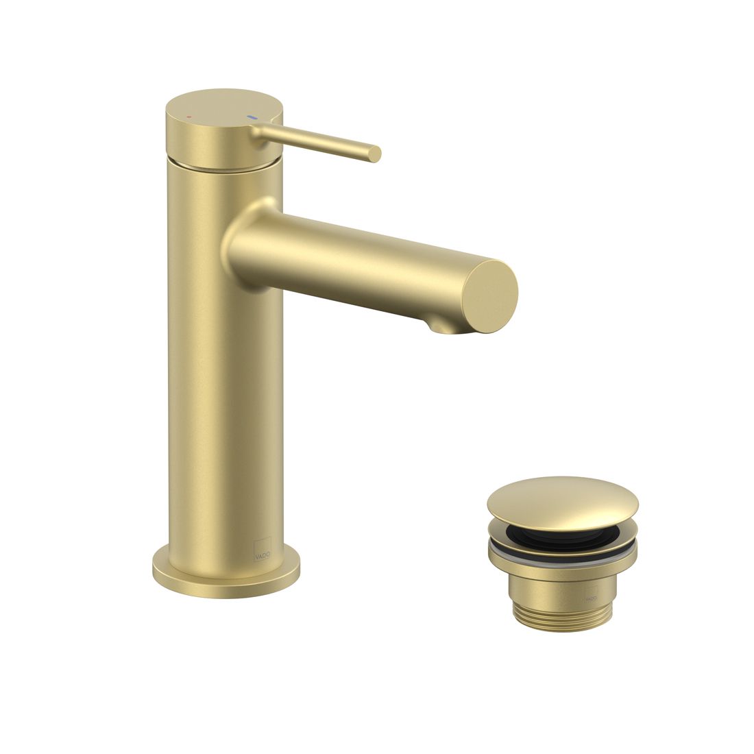 Vado Safari Lever Cold Start Mono Basin Mixer for Low Pressure System with Universal Basin Waste