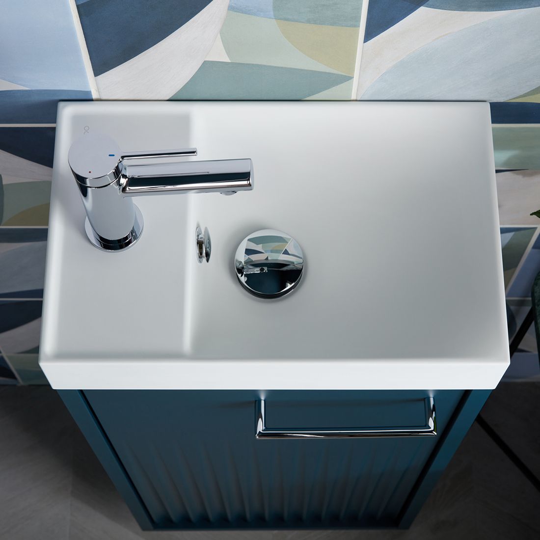 Vado Safari Lever Cold Start Mini Mono Basin Mixer
