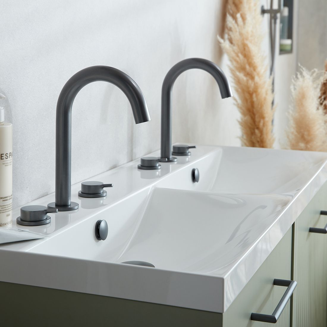 Vado Safari Lever Three Hole Deck Mounted Basin Mixer