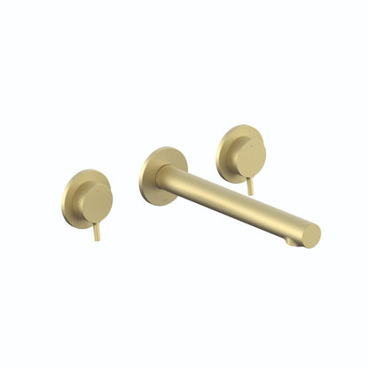 Vado Safari Lever Three Hole Wall Mounted Basin Mixer