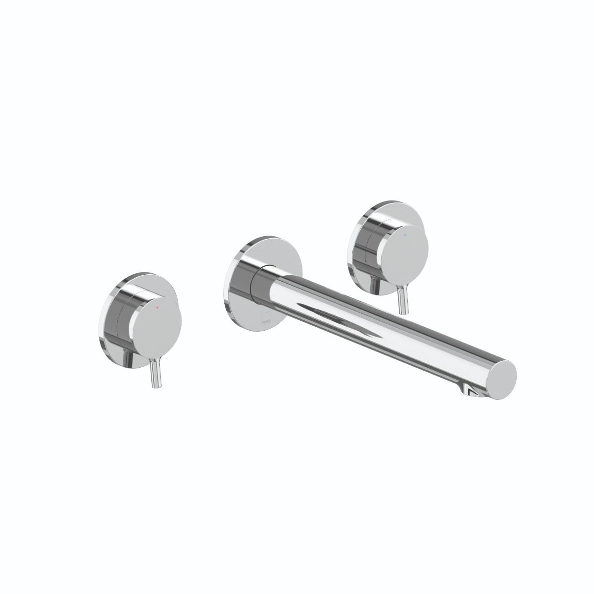 Vado Safari Lever Three Hole Wall Mounted Basin Mixer