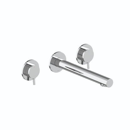 Vado Safari Lever Three Hole Wall Mounted Basin Mixer