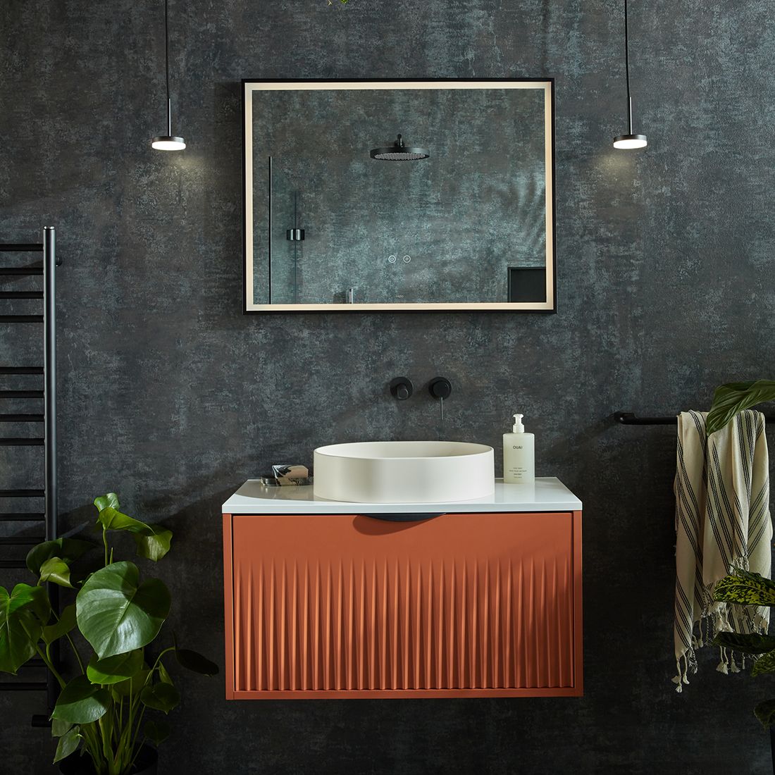 Vado Safari Lever Wall Mounted Basin Mixer