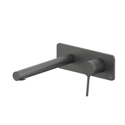 Vado Safari Lever Wall Mounted Basin Mixer with Square Backplate