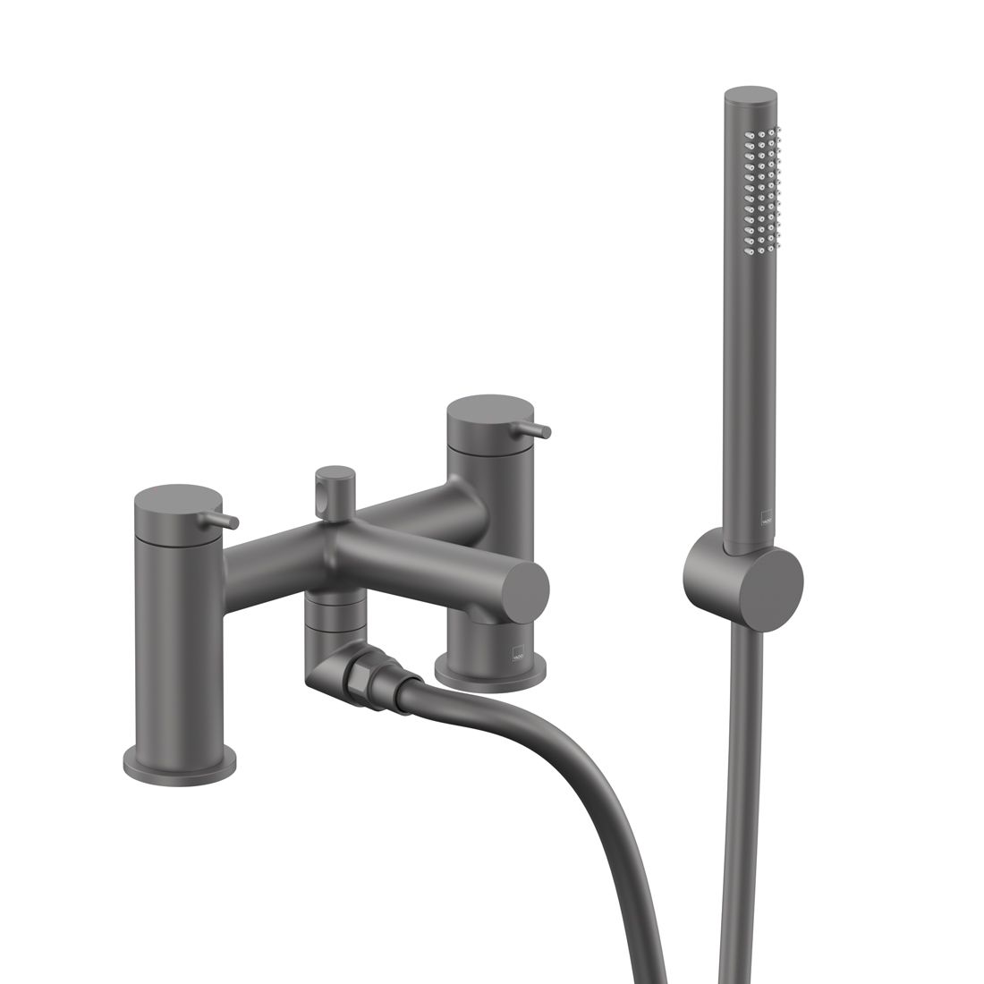 Vado Safari Lever Deck Mounted Bath Shower Mixer with Wall Mounted Shower Handset