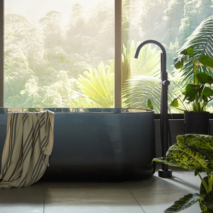 Vado Safari Lever Freestanding Bath Mixer Tap with Shower Handset