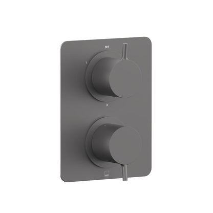Vado Safari Lever 3 Outlet 2 Handle Concealed Thermostatic DX Valve