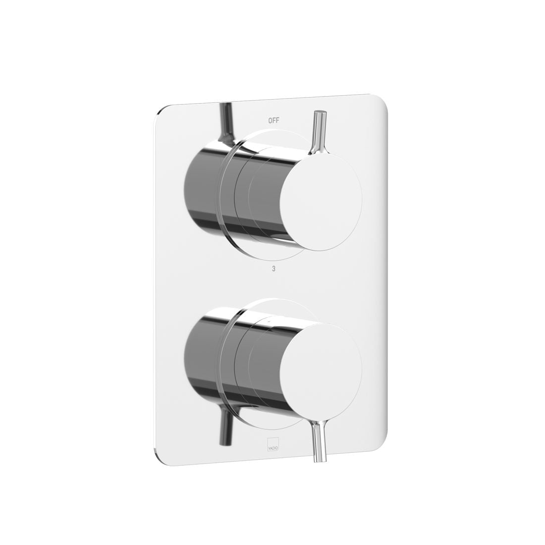 Vado Safari Lever 3 Outlet 2 Handle Concealed Thermostatic DX Valve