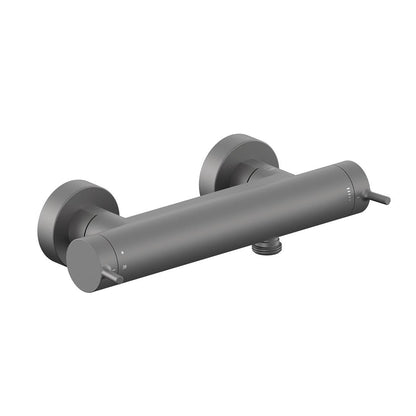 Vado Safari Lever Wall Mounted Exposed Thermostatic Shower Bar Valve with Easyfit Brackets