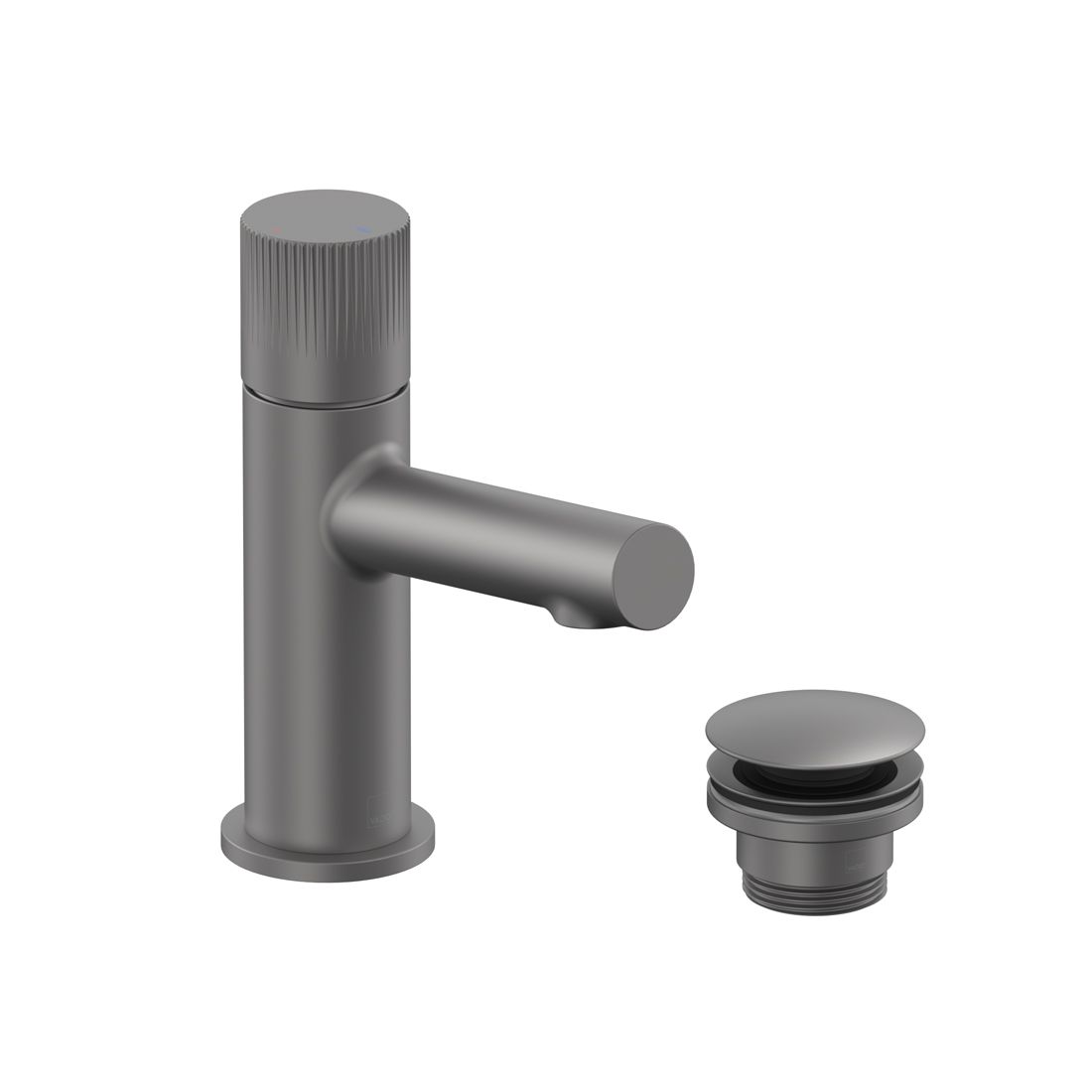 Vado Safari Leverless Cold Start Mini Mono Basin Mixer for Low Pressure System with Universal Basin Waste