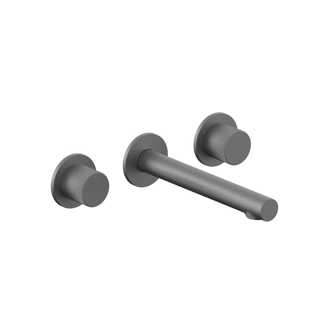 Vado Safari Leverless Three Hole Wall Mounted Basin Mixer for Low Pressure System