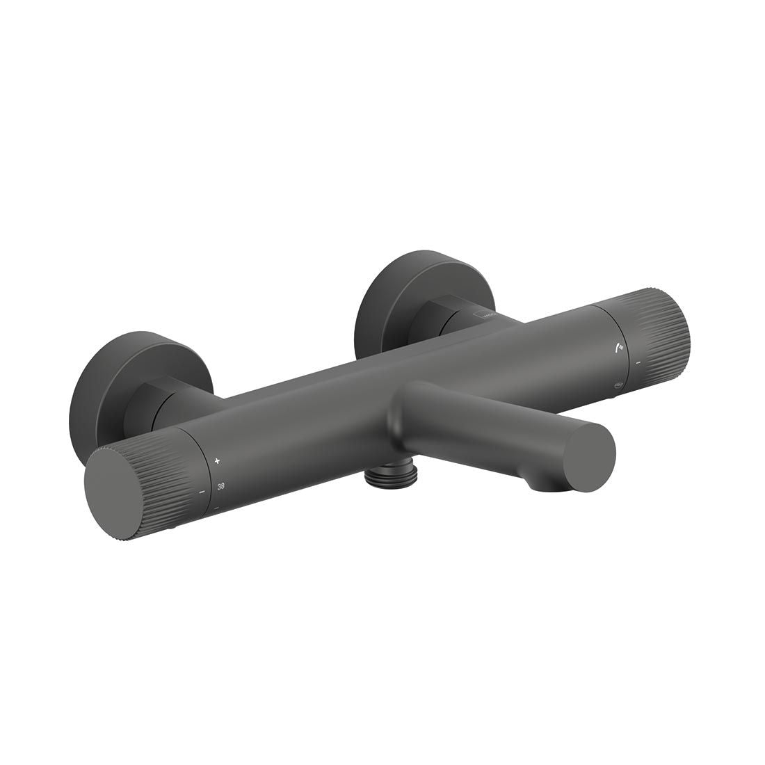 Vado Safari Leverless Wall Mounted Exposed Thermostatic Bath Shower Mixer with Easyfit Brackets