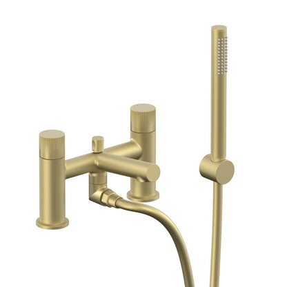 Vado Safari Leverless Deck Mounted Bath Shower Mixer with Wall Mounted Shower Handset