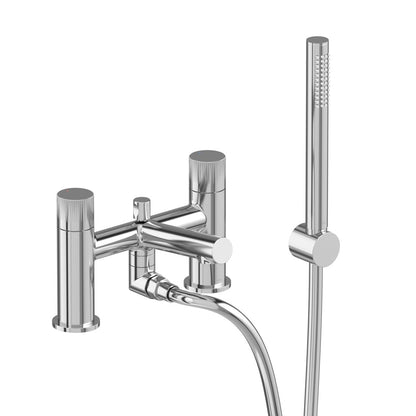 Vado Safari Leverless Deck Mounted Bath Shower Mixer with Wall Mounted Shower Handset